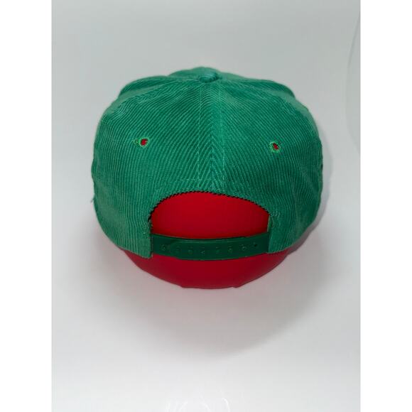 Rare Vintage Oregon Ducks Rage Corduroy Snapback hat Green Yellow NCAA B1G 10 - Picture 3 of 7